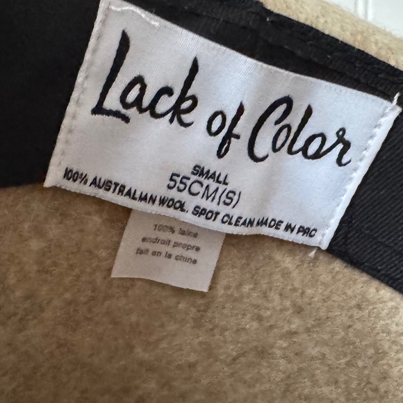 Lack of Color Carlo Mack Wool Fedora Hat 55cm S Tan main image 4